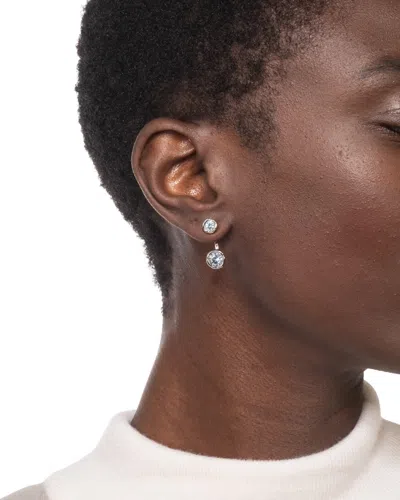Alexis Bittar Asterales Silver Front Back Earring- In Silver