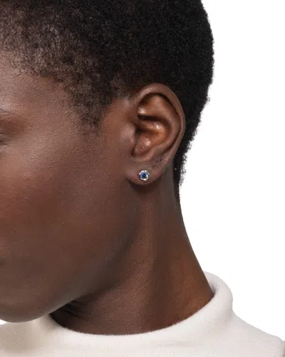 Alexis Bittar Asterales Silver Front Back Earring- In Silver