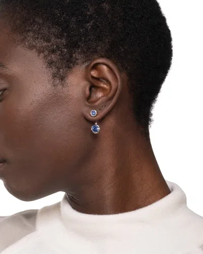 Alexis Bittar Asterales Silver Front Back Earring- In Silver
