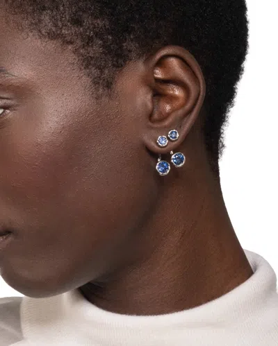 Alexis Bittar Asterales Silver Front Back Earring- In Silver