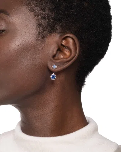 Alexis Bittar Asterales Silver Front Back Earring- In Silver
