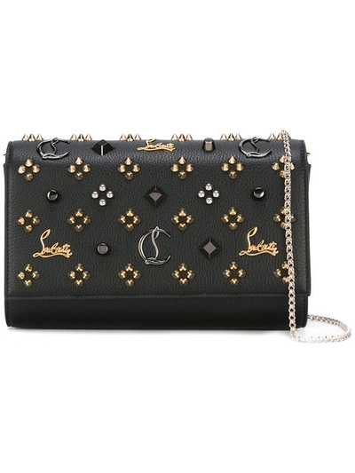 Christian Louboutin Paloma Clutch Bag In Black