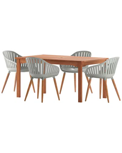 Amazonia 5pc Rectangular Patio Dining Set