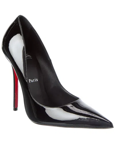 Christian Louboutin So Kate Patent Pointed-toe Red Sole Pump In Black