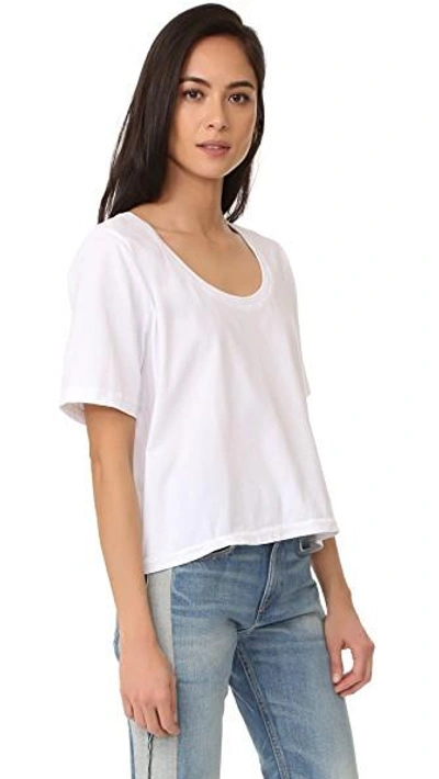 Shop Three Dots Boxy Tee In White