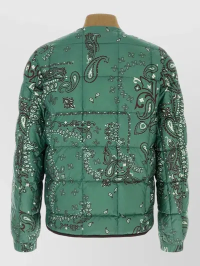 Moncler Printed Polyester Reversible Chalvron Down Jacket