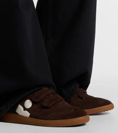 Isabel Marant Beth Sneakers Mit Klettverschluss In Brown