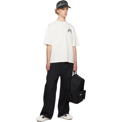 Amiri Black Logo Patch Nylon Backpack In Black