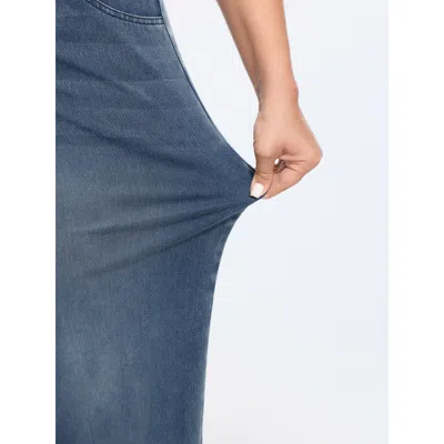 Bloomchic Stretchy Pull-on Wide-leg Jeans