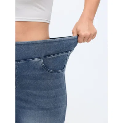 Bloomchic Stretchy Pull-on Wide-leg Jeans