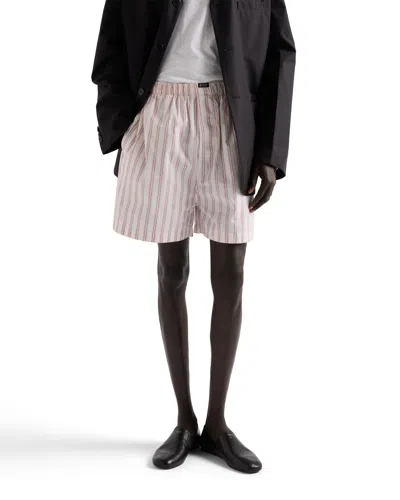 Prada Poplin Bermudas In Purple