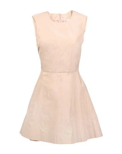 Shop Red Valentino Short Dresses In Pale Pink