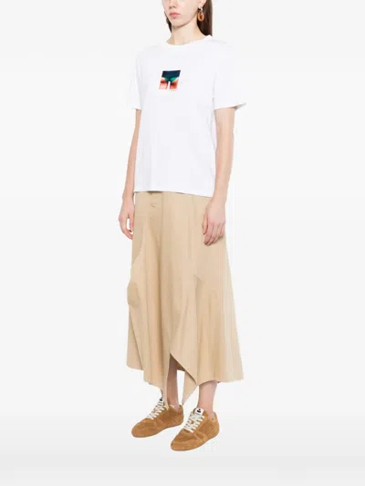 Loewe Cotton T-shirt In Multi