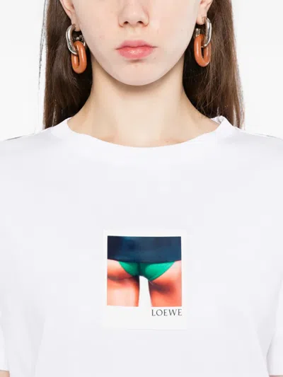 Loewe Cotton T-shirt In Multi