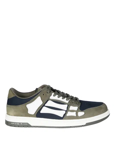 Amiri Panel Sneakers Rubber Sole Low Top In Multi
