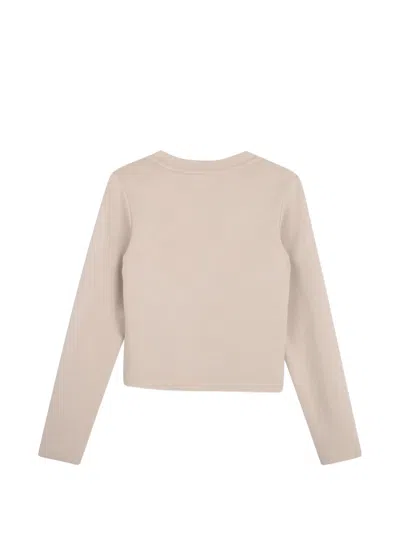 Dkny Logo-print Long-sleeve T-shirt In Multi