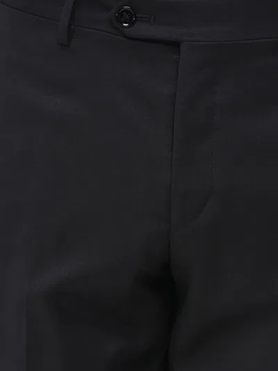 Corneliani Satin-lapel Three-piece Suit In Black
