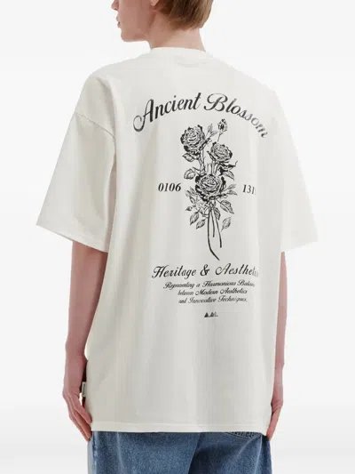 Aftermaths Logo-print T-shirt In White