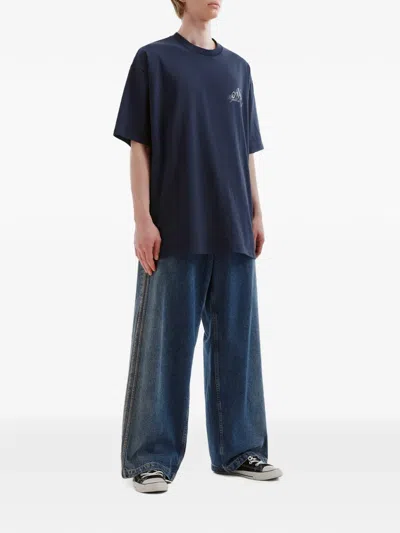Aftermaths Graphic-print T-shirt In Blue