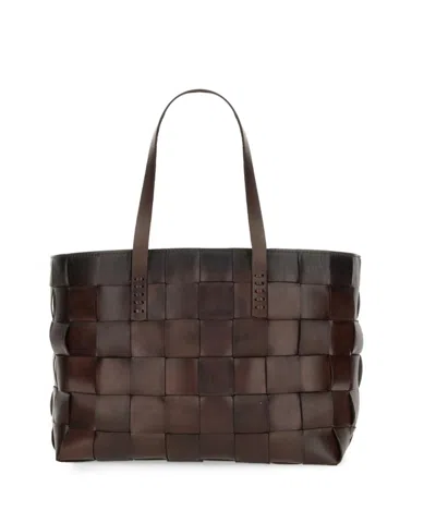 Dragon Diffusion Double-handle Handbag In Brown