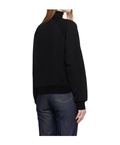 Auralee Wool Blend Crew Neck Pullover In Black
