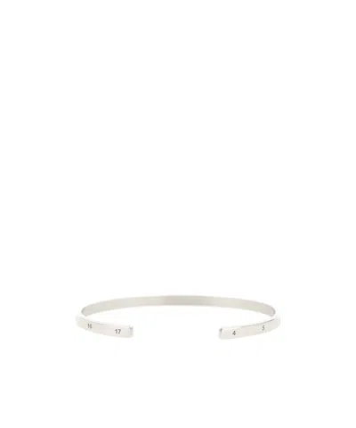 Maison Margiela 'numeric' Bracelet In Silver
