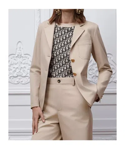 Dior Fitted Jacket In Orange