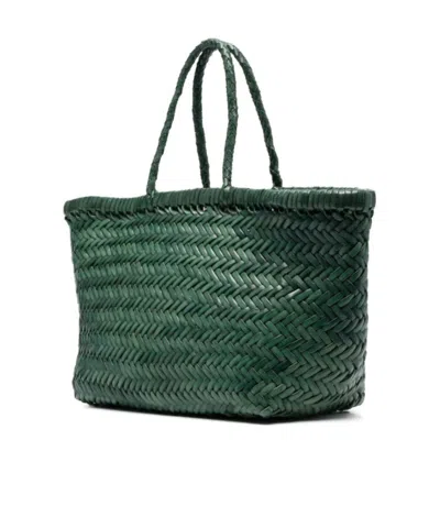 Dragon Diffusion Double-handle Handbag In Green