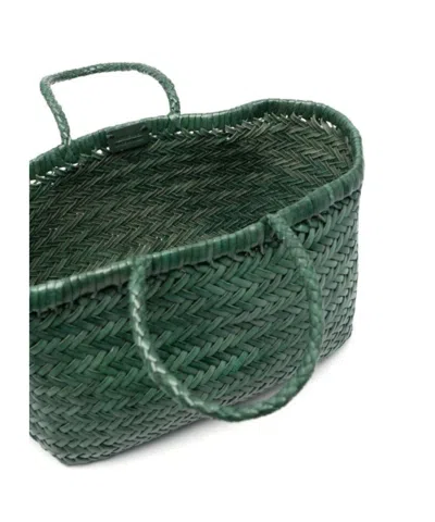 Dragon Diffusion Double-handle Handbag In Green