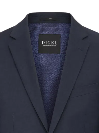 Digel Single-breasted Suit In Blue