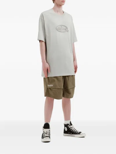 Aftermaths Rope-logo T-shirt In Gray