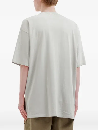 Aftermaths Rope-logo T-shirt In Gray