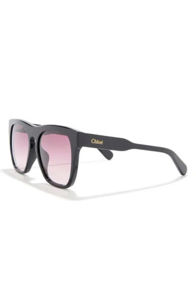 Chloé 56mm Square Sunglasses