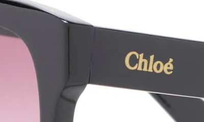 Chloé 56mm Square Sunglasses