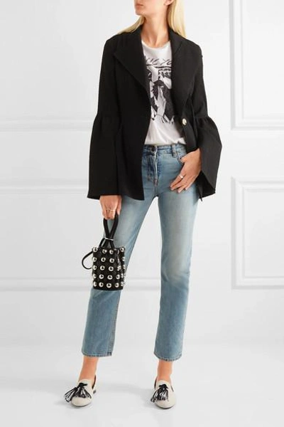 Proenza Schouler Black Canvas Chunky Sneakers
