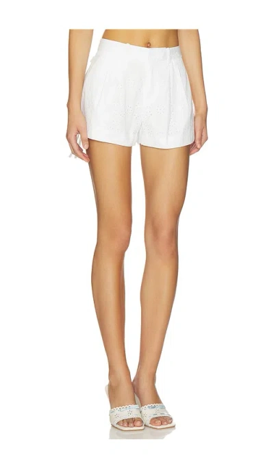 Sandy Liang Sago Shorts In White
