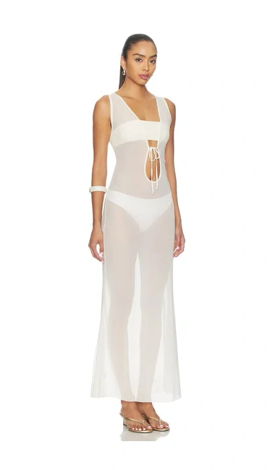 Bond Eye Harper Maxi Dress In White