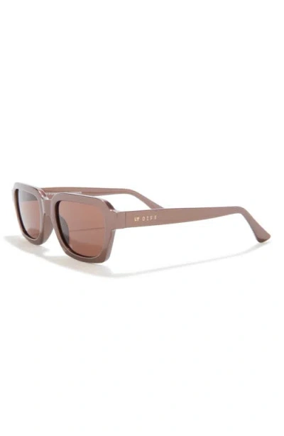 Diff Chloe 53mm Rectangular Sunglasses