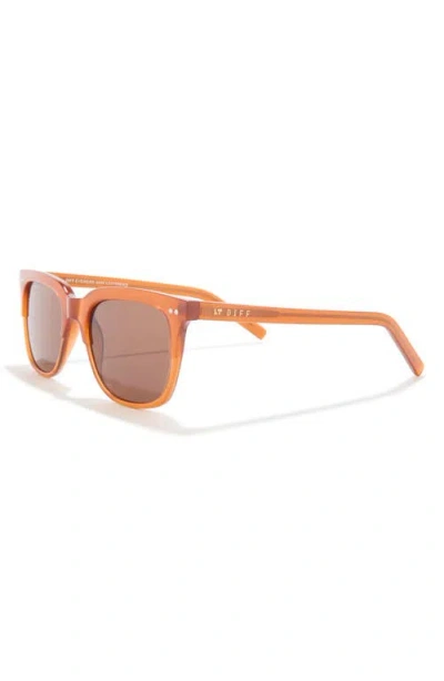 Diff 53mm Bobby Square Sunglasses In Brown