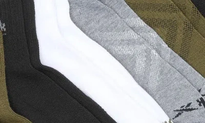 Reebok 8-pack Terry Quarter Socks In Multi