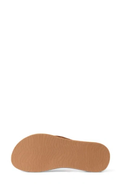Reef Spring Woven Flip Flop In Brown