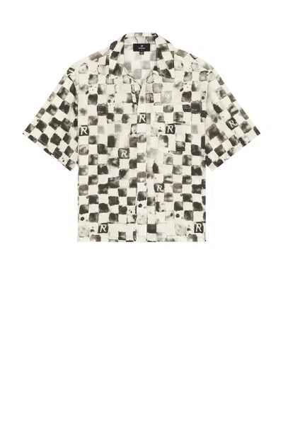 Represent Pool Side Checkerboard-print Shirt In White