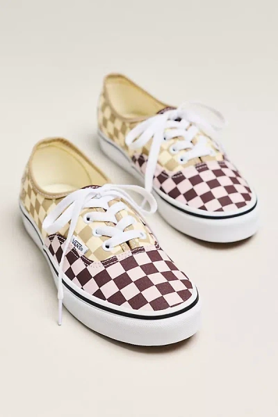 Vans Authentic Sneakers Check Mix Multi In Multi