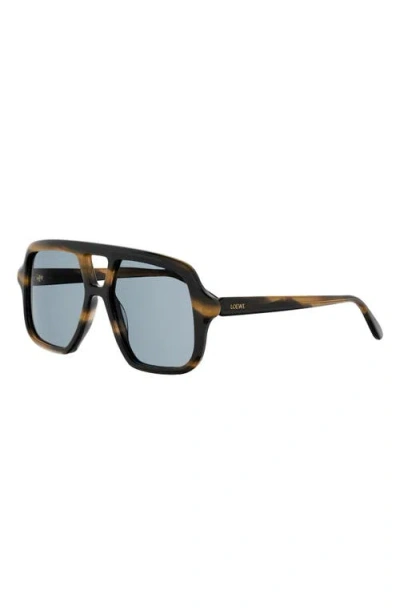 Loewe Slim Rectangular Sunglasses