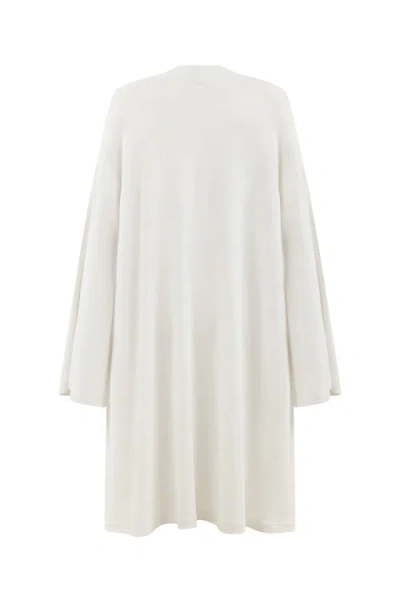 Mers Silk Modal Robe White In White