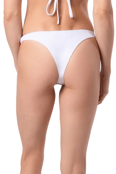 Self-adore Limoncello Hand Beaded Bikini Bottom In Multi