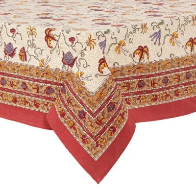 Couleur Nature Fleur Des Indes Tablecloth