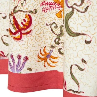 Couleur Nature Fleur Des Indes Tablecloth