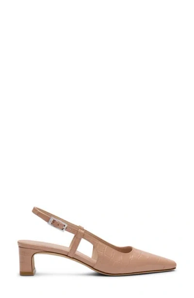 Stuart Weitzman Slingback Pump In Neutral