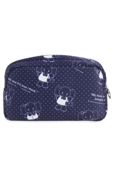 Sandy Liang Smol Canvas Pouch In Multi